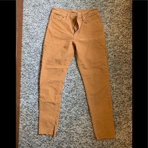 Joe’s jeans corduroy high rise